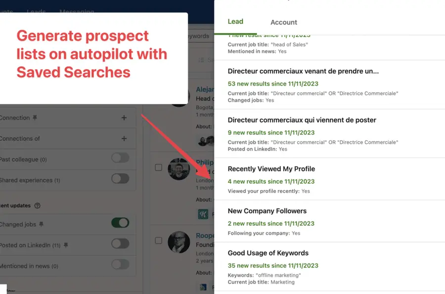 prospect list building autopilot