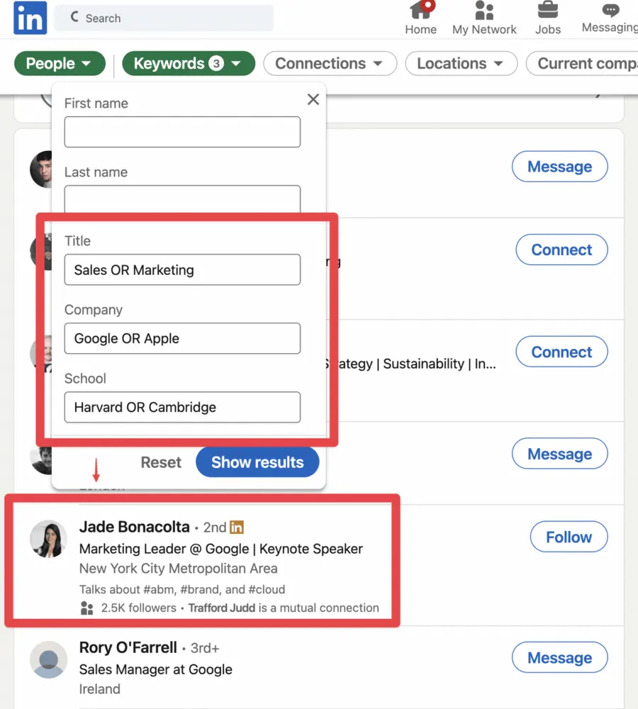 boolean basic search