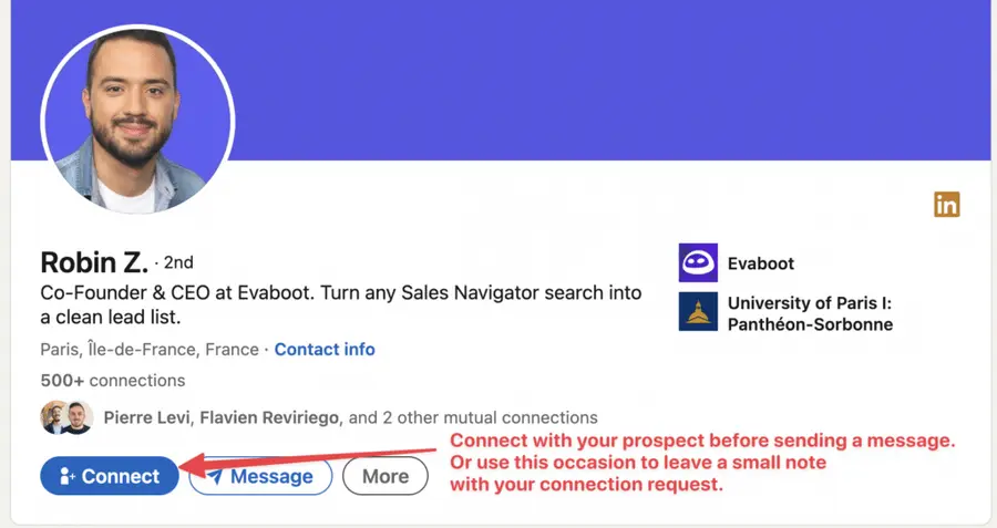 how to send connection request on linkedin