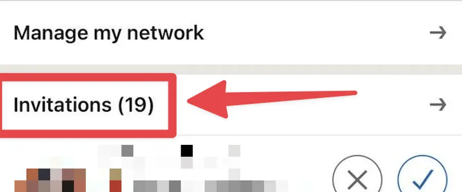 tap invitations to find who sent you invitation on linkedin and to whom you have sent an invitation to