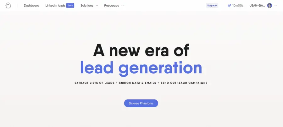phantombuster getprospect alternative