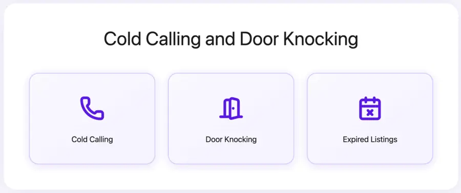 Cold Calling and Door Knocking