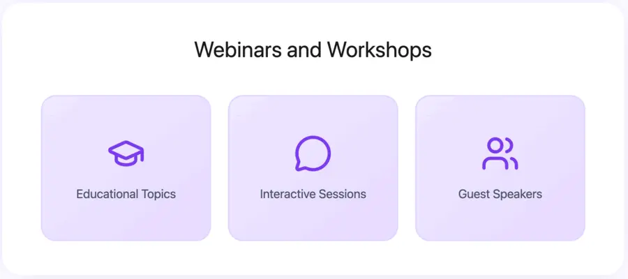 Webinars and Workshops lead generation insurance
