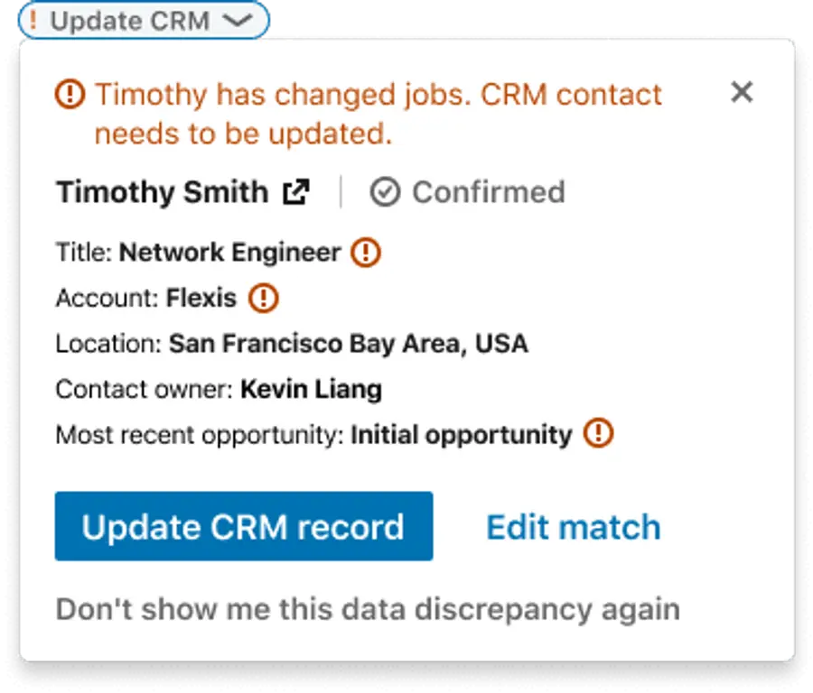 sales navigator advanced plus update CRM