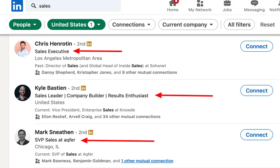 LinkedIn headline examples