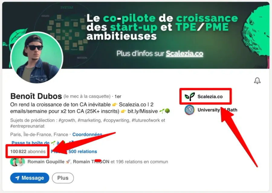 benoi dubos influencer linkedin