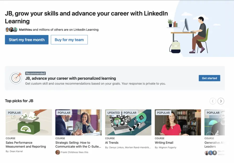 linkedin learnings