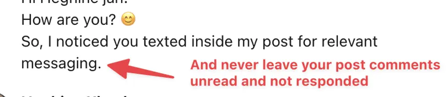 reply to your linkedin post comments and find new leads