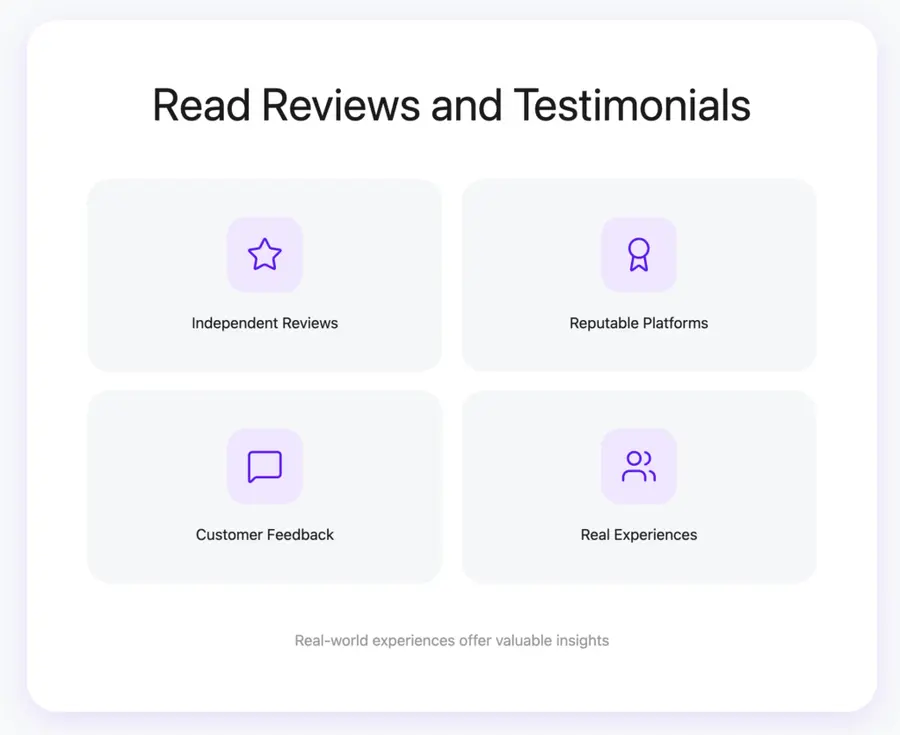 Read Reviews and Testimonials