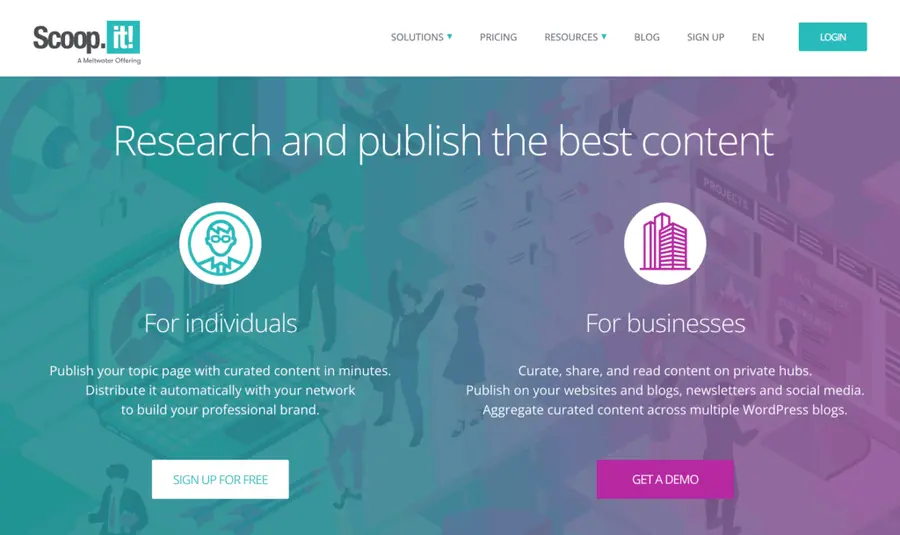 scoop.it linkedin maerketing tool