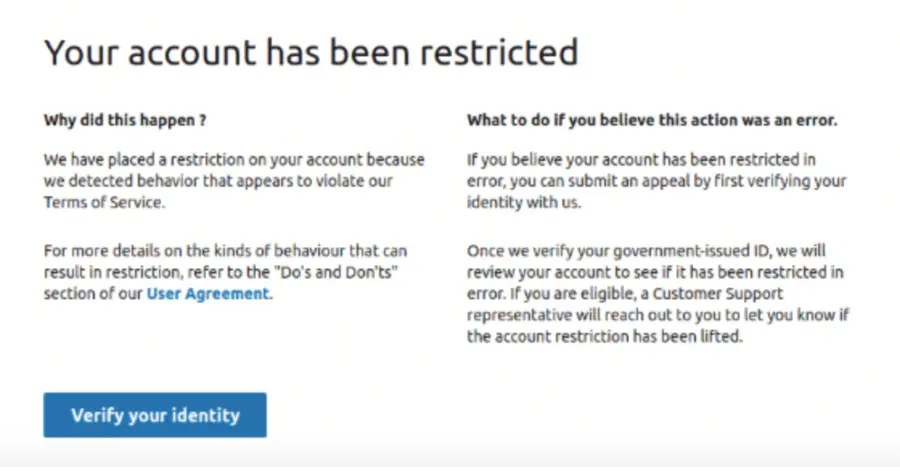 linkedin account restriction
