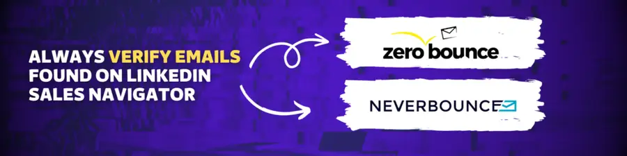 verifica email linkedin sales navigator 1