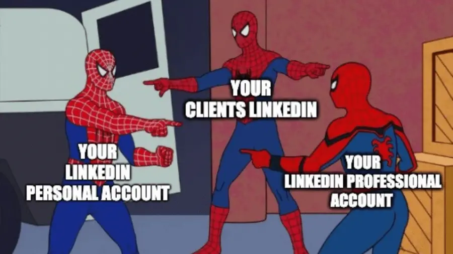 why have multiple linkedin accounts