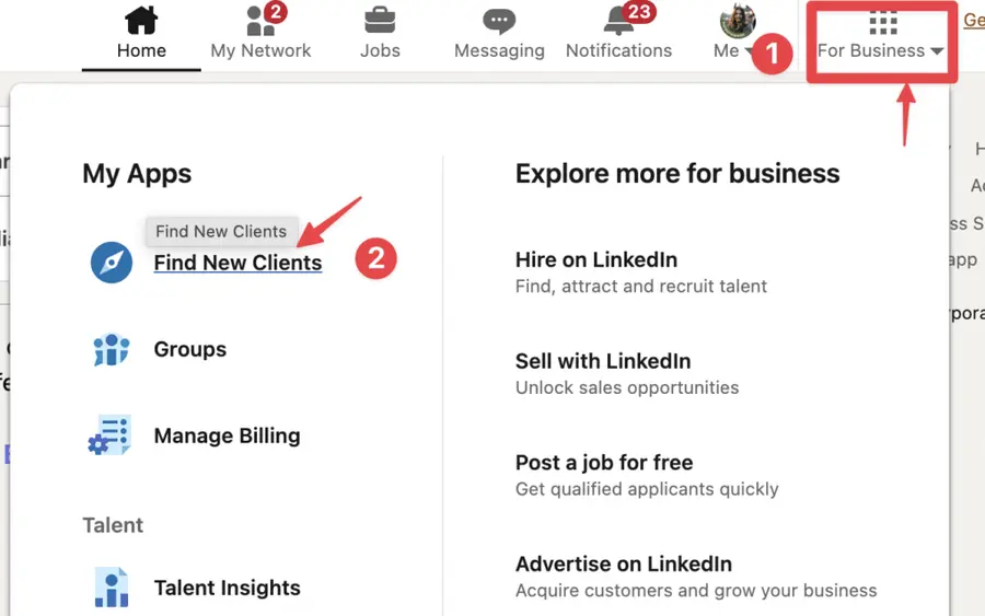 how to get sales navigator free trial