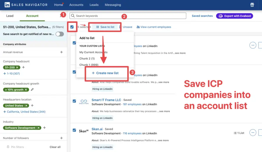 build company prospect list
