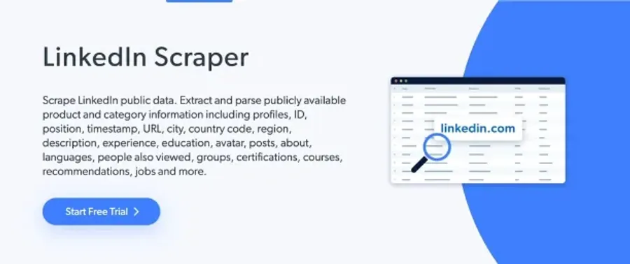 phantombuster linkedin scraper features