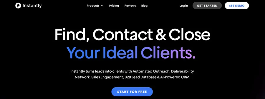instantly automation tool for cold email outrach campaigns