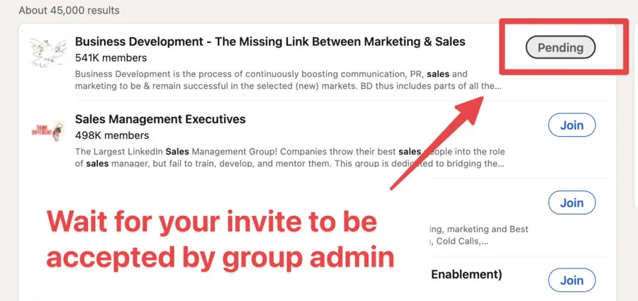 get your linkedin group invite accepted