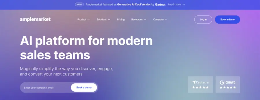 amplemarket ai platform for sales teams for email outbound campaigns
