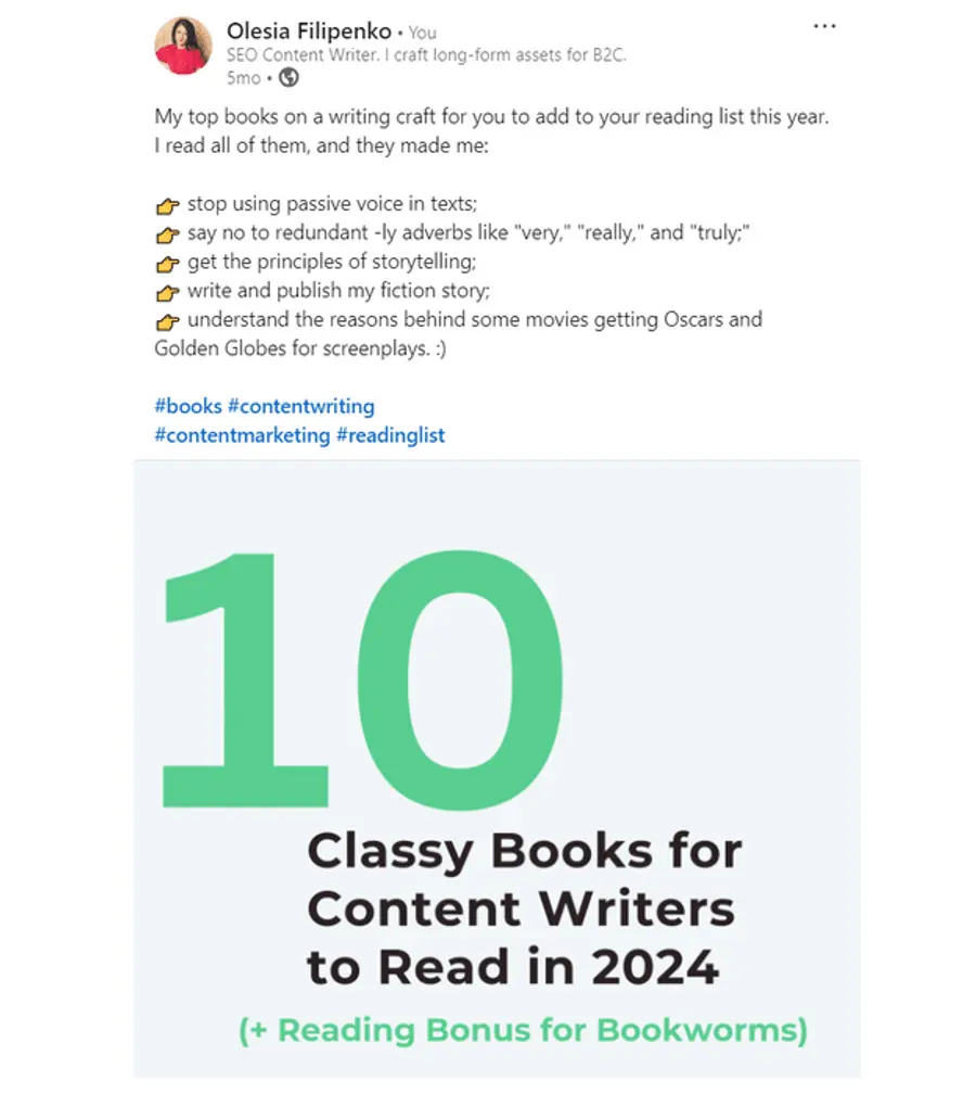 Case studies example post