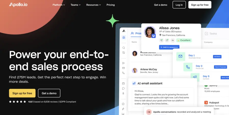 apollo.io tool for finding quality accurate emails and phone numbers