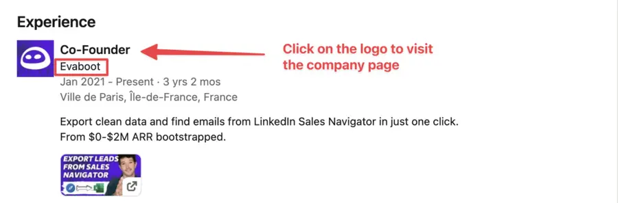 learn more about your prospects company to write a message to match their organizational vibe