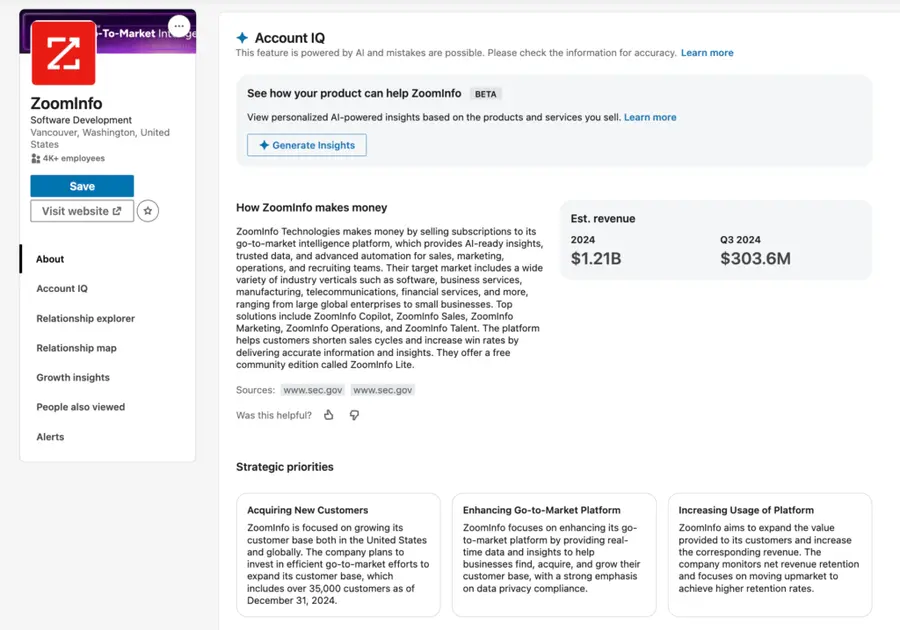 account iq sales navigator