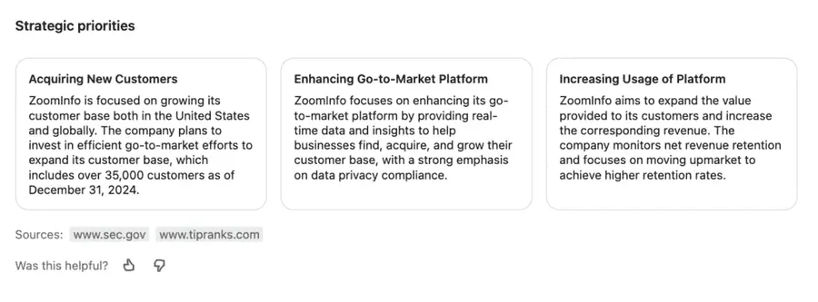 linkedin account IQ strategic priorities