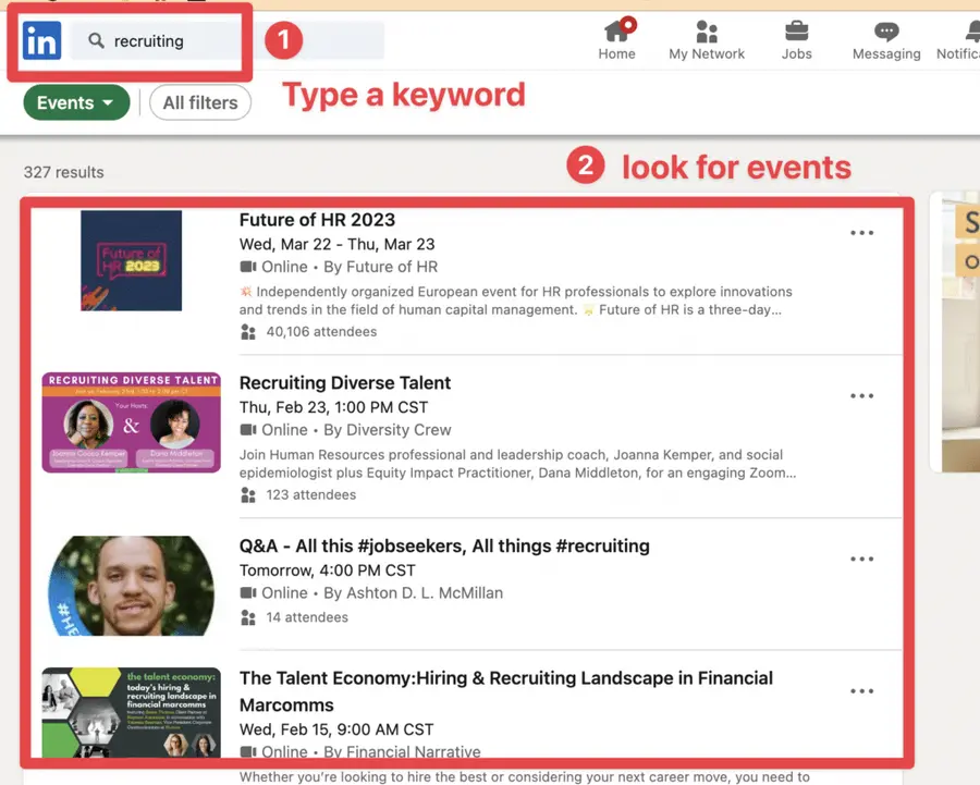 linkedin event inmail subject lines