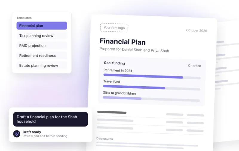 Financial planning deliverable image