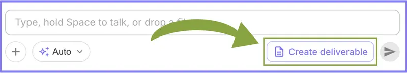 Create deliverable image