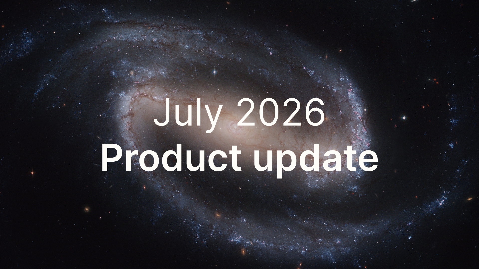 June 2026 – Product update