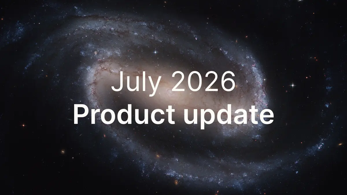 June 2026 – Product update