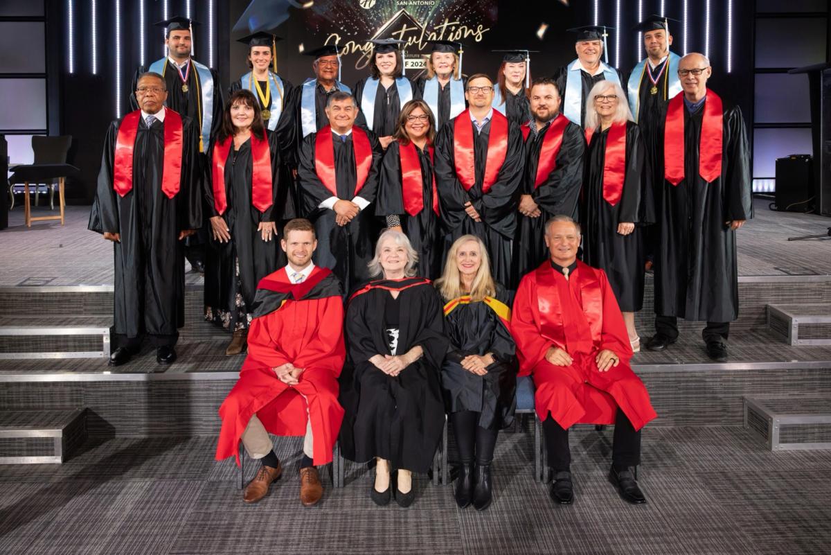 Students and faculty of CFCI Bible Institute