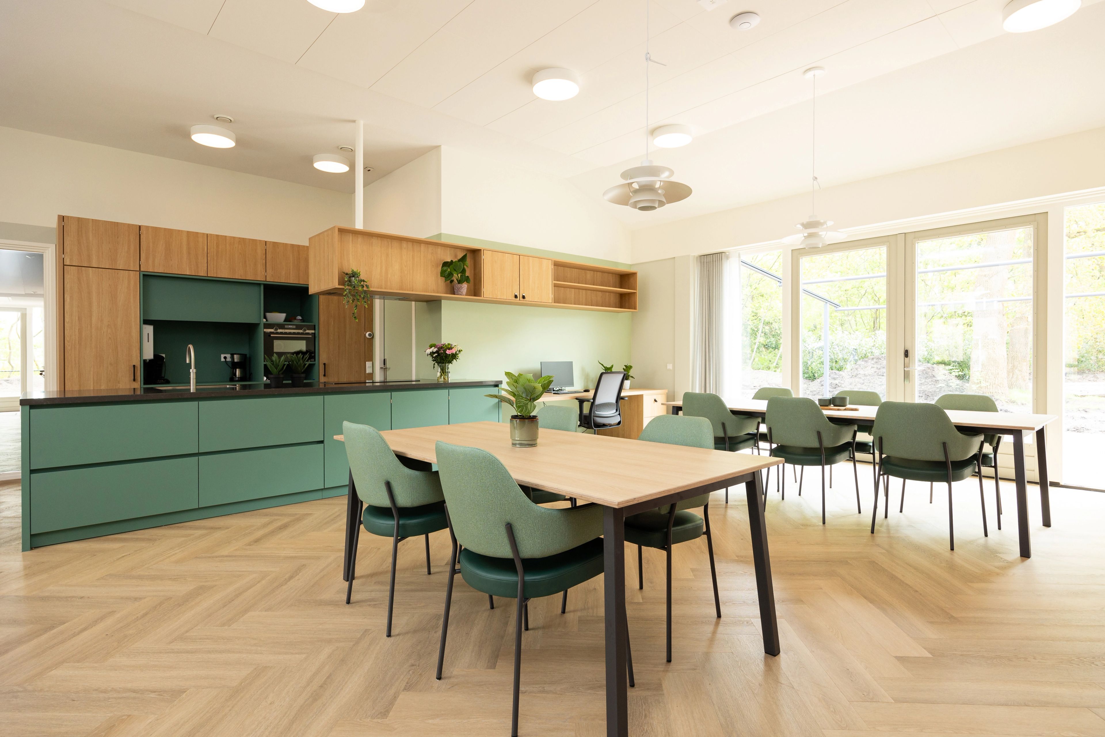 Keuken in huiskamer