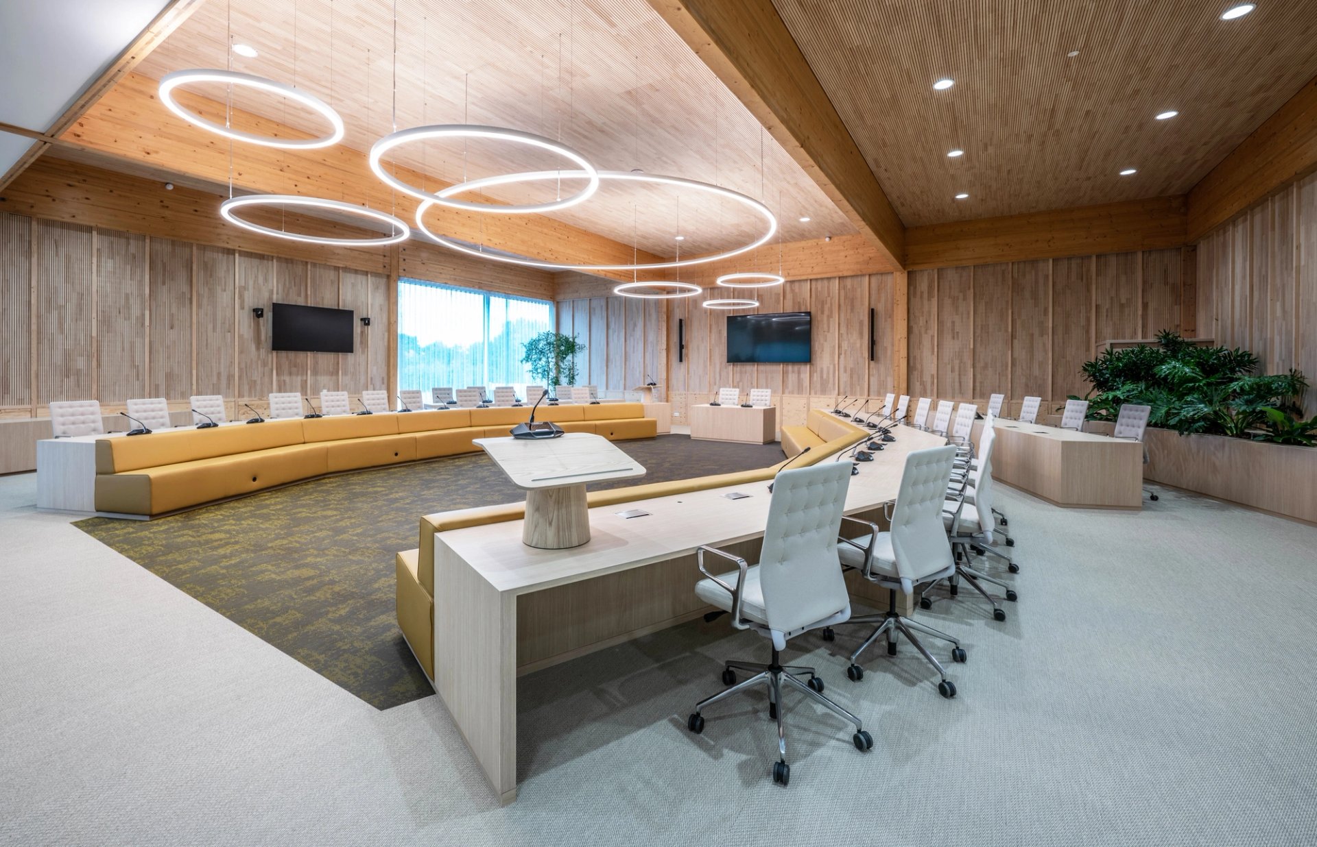 Gemeente Bergen raadzaal
