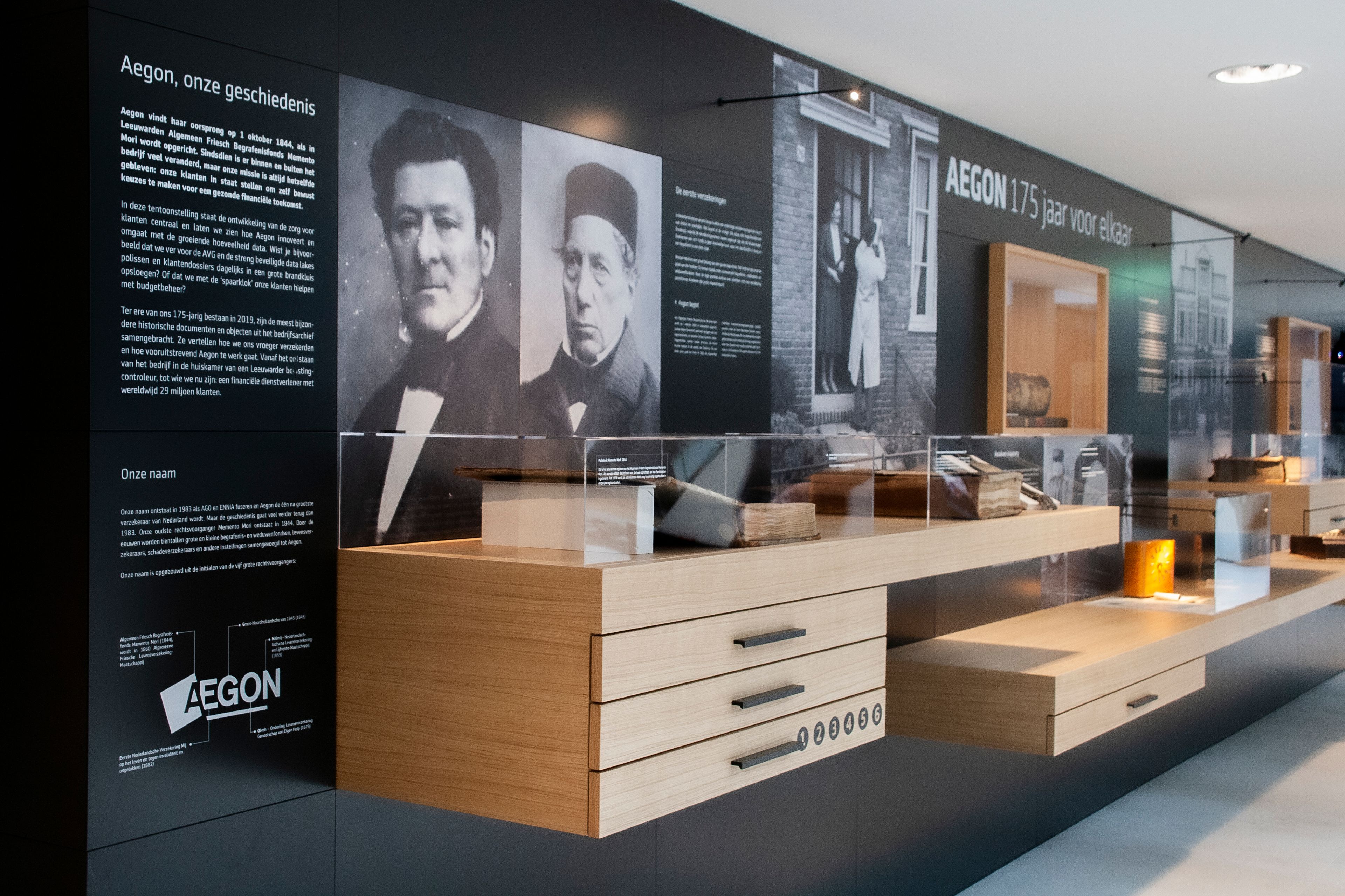 Tentoonstelling Aegon 175 jaar