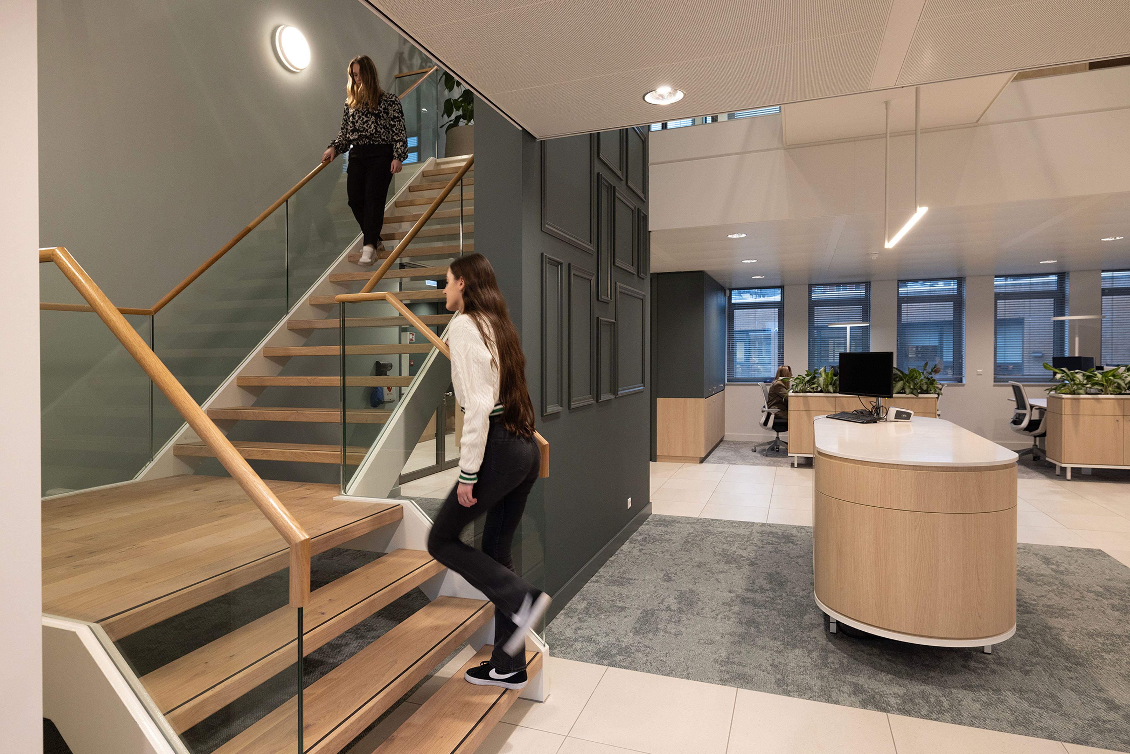 Nieuwe trapopgang G&O Hilversum