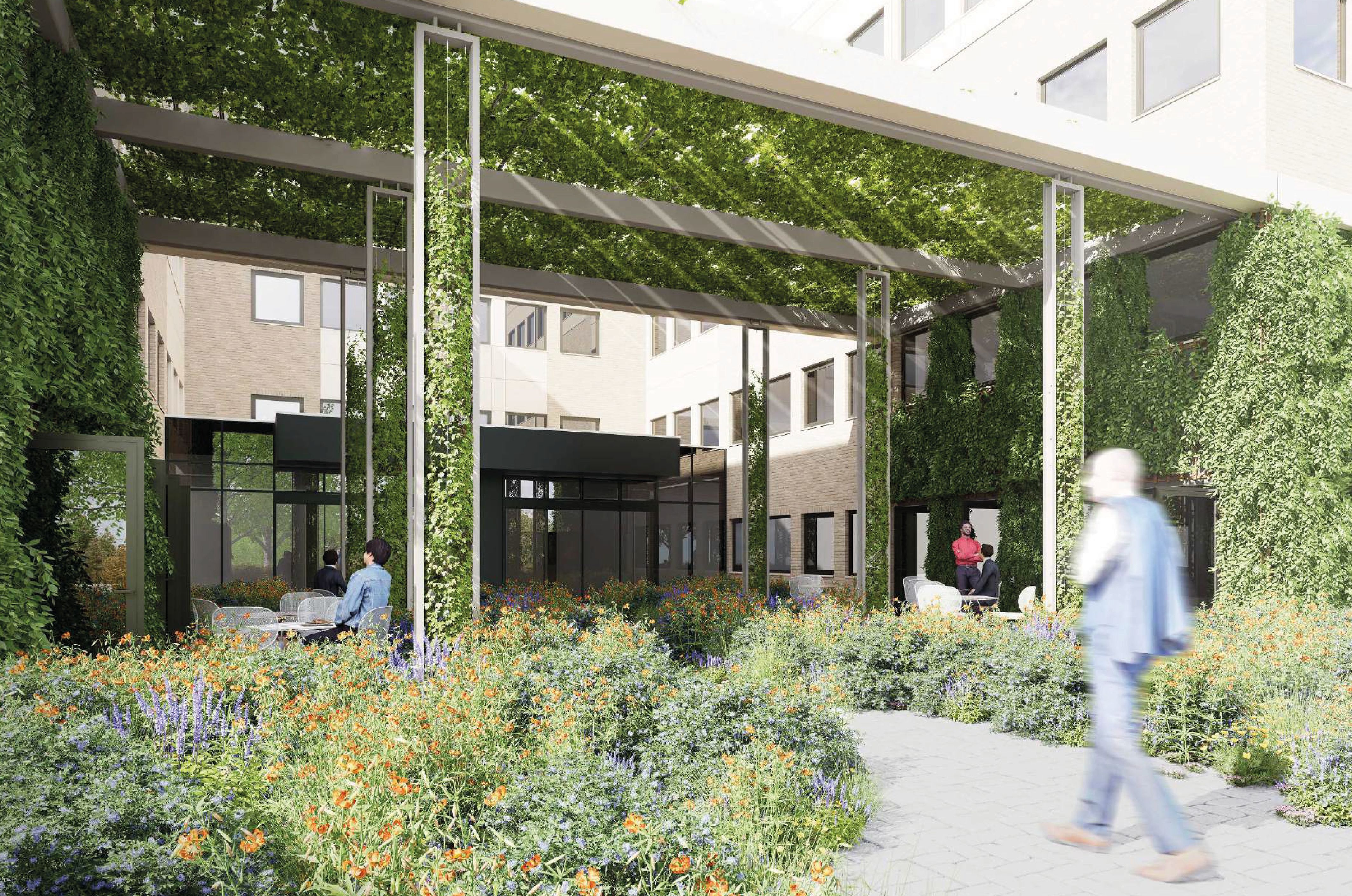 Biophilic invulling van tuin en gevel