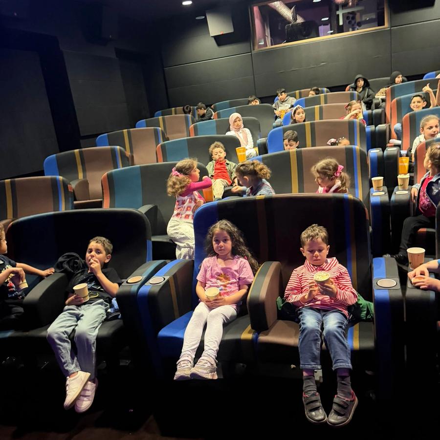 Kids at the cinema