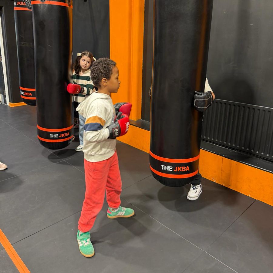Kids exercising