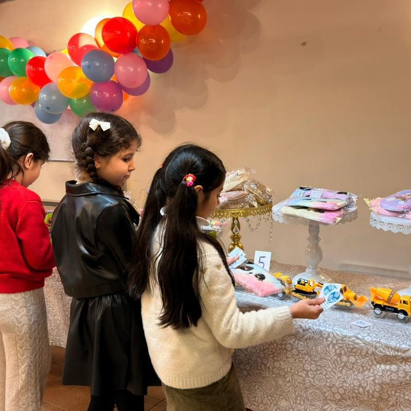Kids celebrating