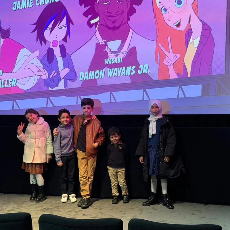 Kids at the cinema