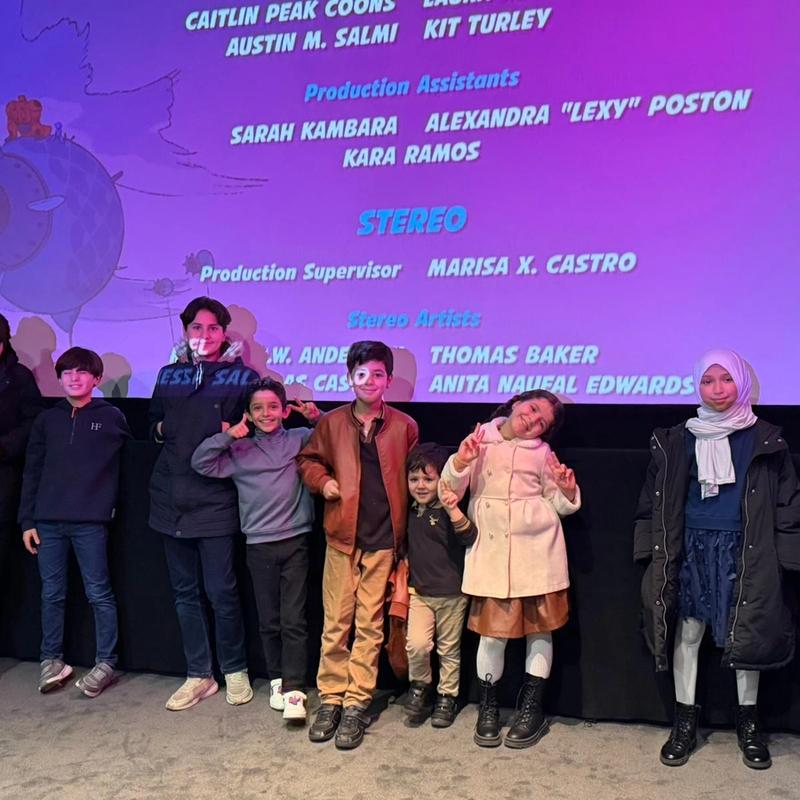 Kids at the cinema