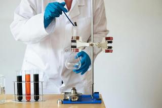 Air sampling equipment used in occupational hygiene assessments.