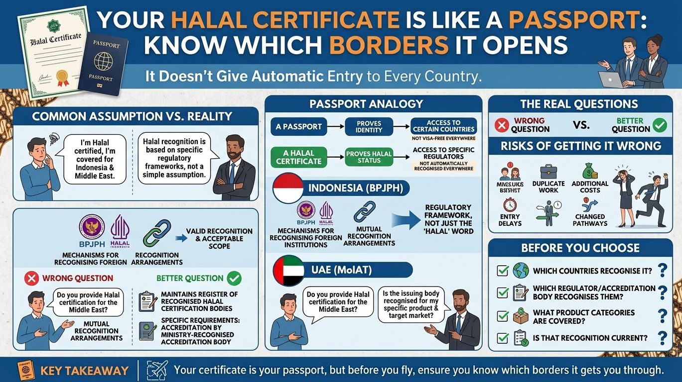 Your Halal Certificate Is Like a Passport. It Doesn't Give You Automatic Entry to Every Country.
