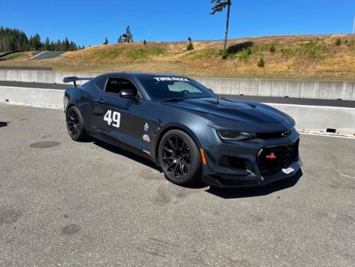 Grey Chevrolet Camaro - SM-10 in Satin Black