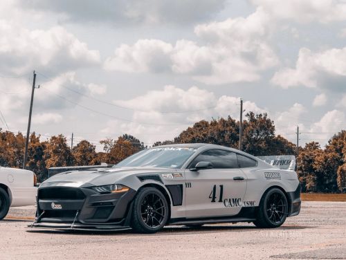 Grey Ford Mustang - VS-5RS in Satin Black