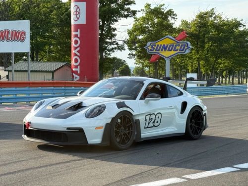 White Porsche 911 - VS-5RE in Satin Black