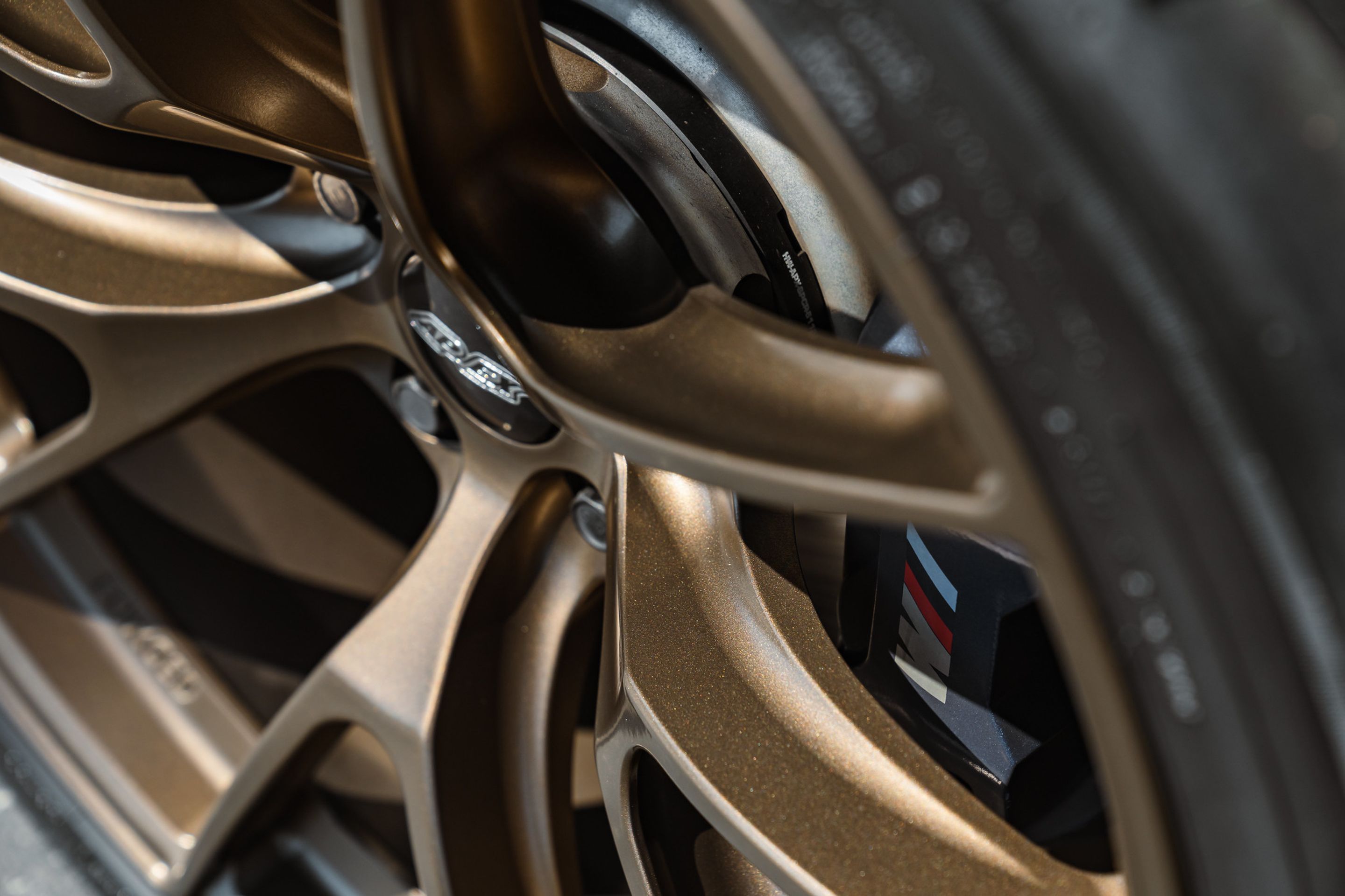 Grey BMW G20 Sedan 3 Series with 19" VS-5RS Apex wheels in Satin Bronze